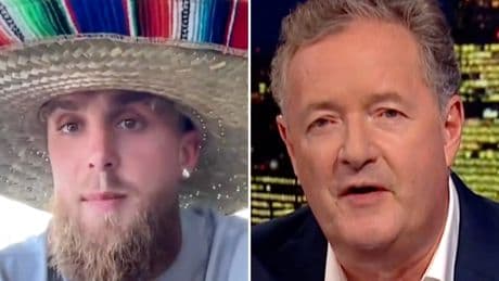 Jake Paul furiously quits Piers Morgan interview after fat-shaming host