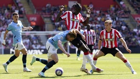 Southampton pass Derby’s record low after holding Man City to surprise draw