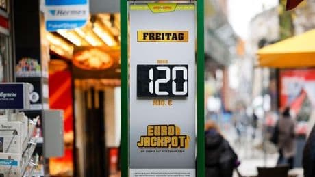 Eurojackpot: 120 Millionen Euro gehen nach Baden-Württemberg