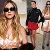 Glamorous Sydney Sweeney joins Dua Lipa's sister Rina and other A-list stars partying the night away inside Miu Miu's store re-launch in London
