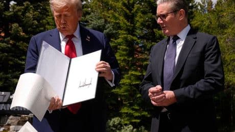 UK-US trade deal signed and is 'done' after Trump met with Starmer at G7 summit