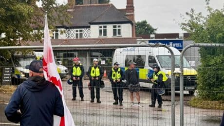 Protesters swarm ‘sold out’ council meeting on future of Epping migrant hotel