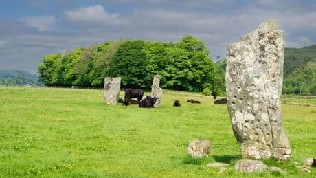 The Scottish glen with standing stones perfect to celebrate Summer Solstice this week