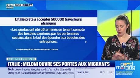 Caroline Loyer : Italie, Meloni ouvre ses portes aux migrants - 02/07