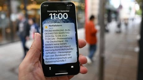 Handys und Sirenen schlagen Alarm - Warntag steht wieder an