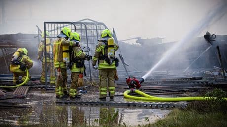 Hannover: Großbrand zerstört Turnhalle – Feuerwehrleute verletzt