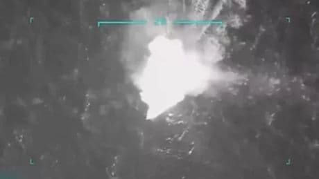 Dramatic video shows 'narco-terrorist' boat being blown up after Trump warning