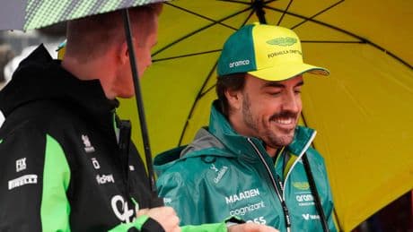 Alonso y Sainz alucinan con Hülkenberg: "Siempre ha estado entre los cinco mejores de la parrilla"