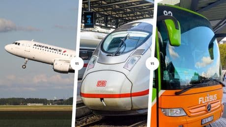 Paris-Berlin en train, en avion ou en bus : quel moyen de transport est fait pour vous ?