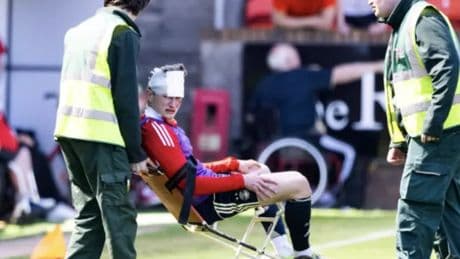 Aberdeen star Jack MacKenzie hit by seat thrown by his own fans in shocking Tannadice incident