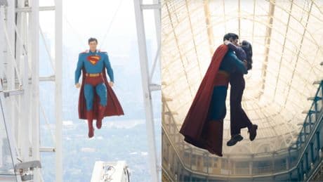 Une statue géante de Superman suspendue à plus de 300 mètres à Londres