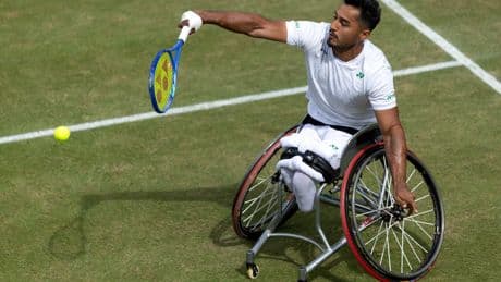 Milli para tenisçi Ahmet Kaplan, Wimbledon'da yarı finalde