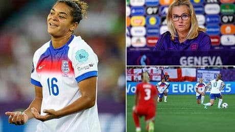 Jess Carter available for England's European Championship semi-final as Sarina Wiegman condemns 'disgusting and vile' racist abuse of Lionesses' star