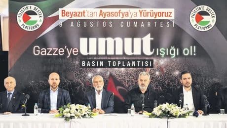 Gazze için umut yürüyüşü