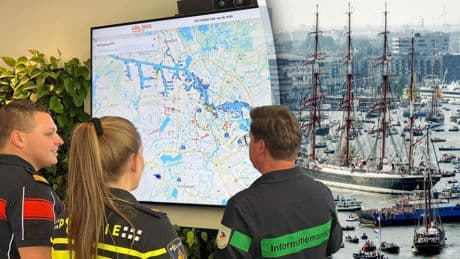 Hoe hulpdiensten tijdens Sail Amsterdam overzicht houden met data: ’Helpt ons enorm om het veilig te laten verlopen’