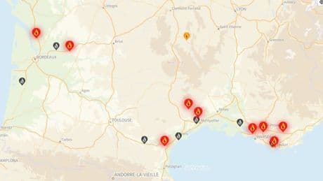 Routes coupées, zones touchées, risques... Comment être informé des incendies en cours grâce à son smartphone