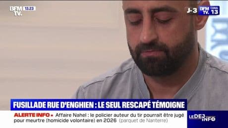 "Ils veulent me renvoyer, je ne comprends pas": l'unique rescapé de la fusillade rue d'Enghien, sous le coup d'une OQTF, exprime son incompréhension après son refus de sa demande d'asile