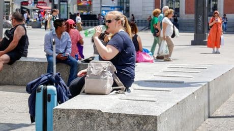 La ola de calor marca las visitas de turistas a España: "Venimos de México y pensábamos que aquí se estaba más fresquito"