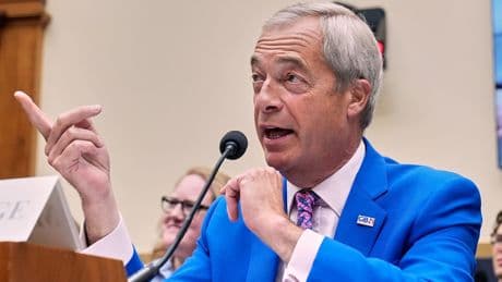 ‘I’ve never wavered’ in support for Trump, says Farage