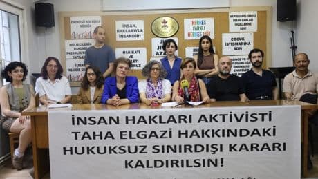 Mülteci hakları savunucusu Taha Elgazi'nin sınır dışı edilmesine tepki: Hak savunuculuğuna yönelik tehdittir, karar geri çekilsin