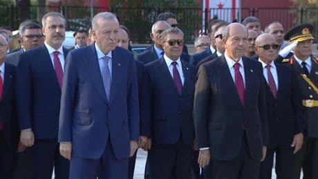 Kıbrıs Barış Harekatı'nın 51. yılı... Başkan Erdoğan anma töreninde