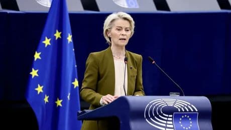 Von der Leyen lanza un mensaje al mundo: "Europa está en lucha"
