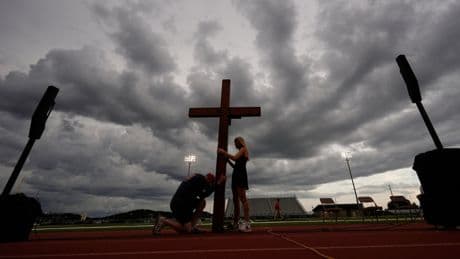 Hundreds gather at high school stadium to honor the many lost to Texas deadly floods
