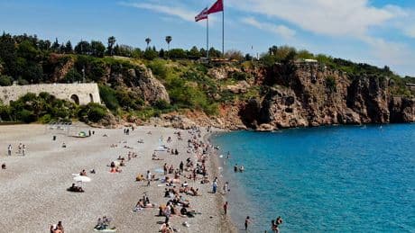 Antalya'da deniz suyu sıcaklıkları
