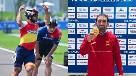 Chevi Guzmán rompe el récord del mundo de los 100 metros de Patinaje de Velocidad y logra su segundo oro en los Juegos Mundiales