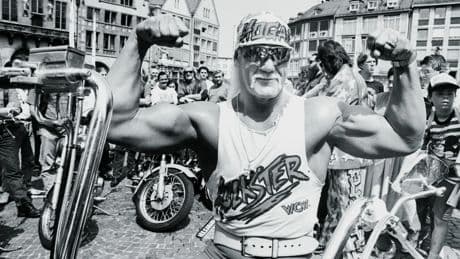 Hulk Hogan vor dem Römer: So trat der Wrestlingstar in Frankfurt auf