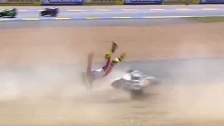 Dos accidentes horribles sacuden el comienzo de MotoE