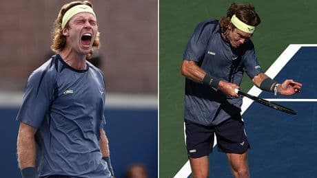 Tennis bad boy Andrey Rublev fumes at US Open officials after being handed fine for foul-mouthed tirade on court