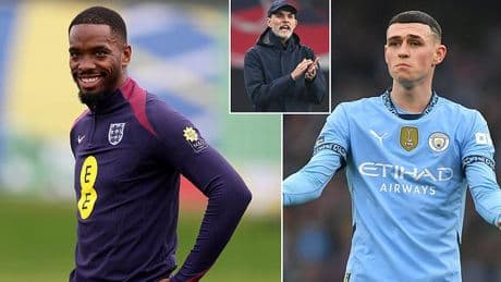 England squad revealed: Thomas Tuchel recalls Ivan Toney and picks surprise uncapped Chelsea star to face Andorra and Senegal... as Phil Foden misses out