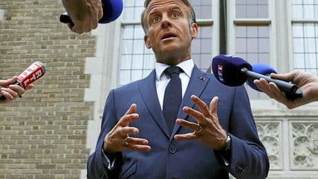 Comment a réagi Emmanuel Macron au sommet de Washington pour l’Ukraine
