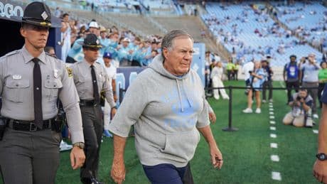 Bill Belichick was up to all his old tricks before his UNC football debut