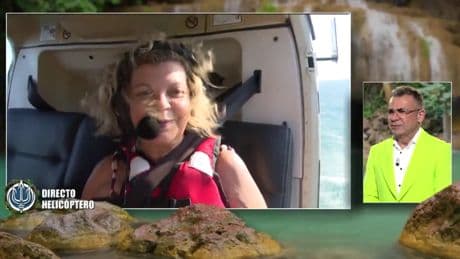 Terelu Campos regresa a &#039;Supervivientes&#039; y se convierte en la primera concursante de la historia en saltar dos veces del helicóptero