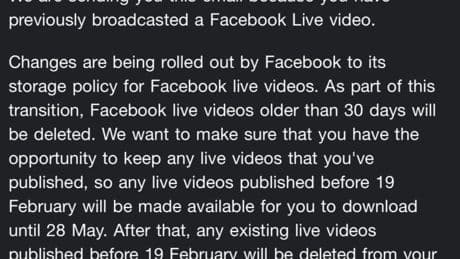 All Facebook users must check their account NOW as huge perk shuts down and videos are automatically deleted