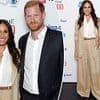 Meghan Markle looks business chic as she arrives with Prince Harry at TIME100 Summit in $5K Ralph Lauren suit