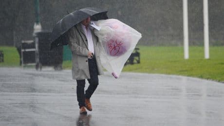UK weather: Met Office warns of MORE torrential rain and thunderstorms with flooded roads sparking Easter travel chaos
