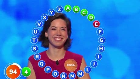 Un tempranero error de Rosa en 'El Rosco' de 'Pasapalabra' le permite a Manu una plácida victoria