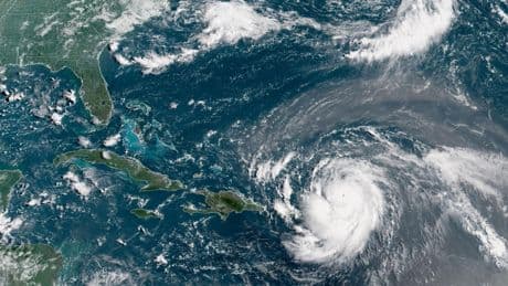Hurricane Erin rapidly strengthens to Category 5 storm - with winds of up to 160mph