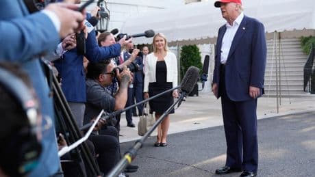 Trump says he will ‘take a look’ at deporting Musk as feud reaches new height