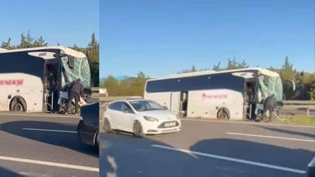 Ankara'da öğrencileri taşıyan otobüs bariyerlere çarptı: Yaralılar var