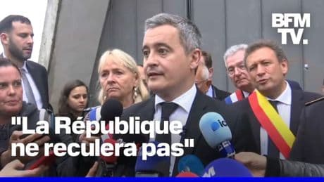 Prisons attaquées: le point de Gérald Darmanin, ministre de la Justice, à Toulon