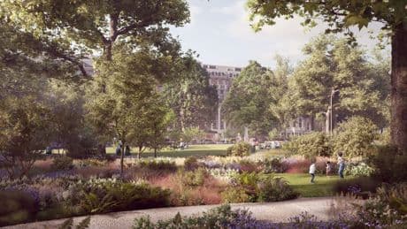 Mayfair's Grosvenor Square to close for more than a year for 'radical' garden makeover