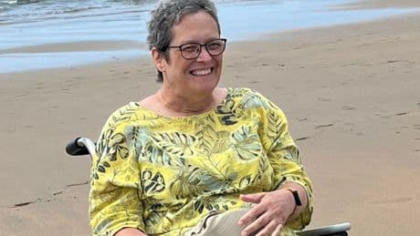‘My cancer symptoms were mistaken for signs of menopause – now I’m unable to walk’