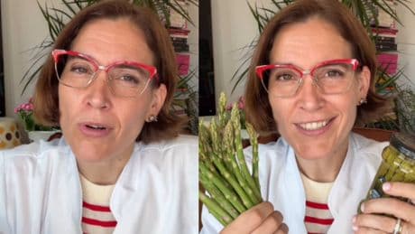 Boticaria García, nutricionista: ''Los espárragos verdes, al estar más expuestos al sol, tienen más actividad metabólica y más concentración de compuestos mofeta''