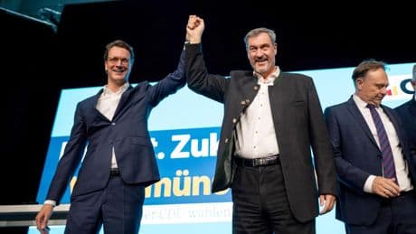 Markus Söder und Hendrik Wüst: Rivalen auf Schmusekurs