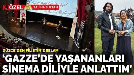 Düzce’den Filistin’e selam: ‘Gazze’de yaşananları sinema diliyle anlattım’