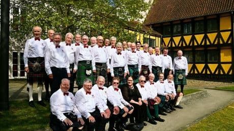 Linlithgow RFC Male Voice Choir visits Denmark for their first overseas tour post-Covid